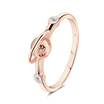 Saturn Style with CZ Crystal Silver Ring NSR-4051